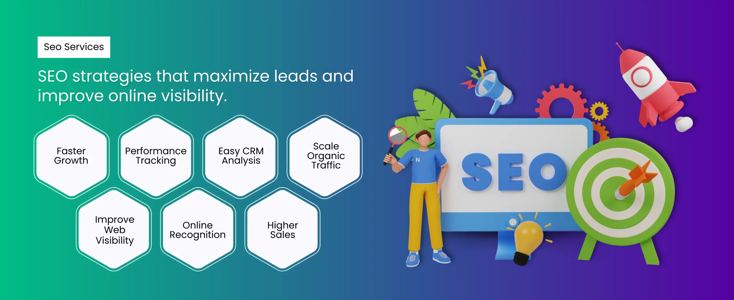 Boost online visibility with comprehensive SEO services for enhanced digital marketing strategies.