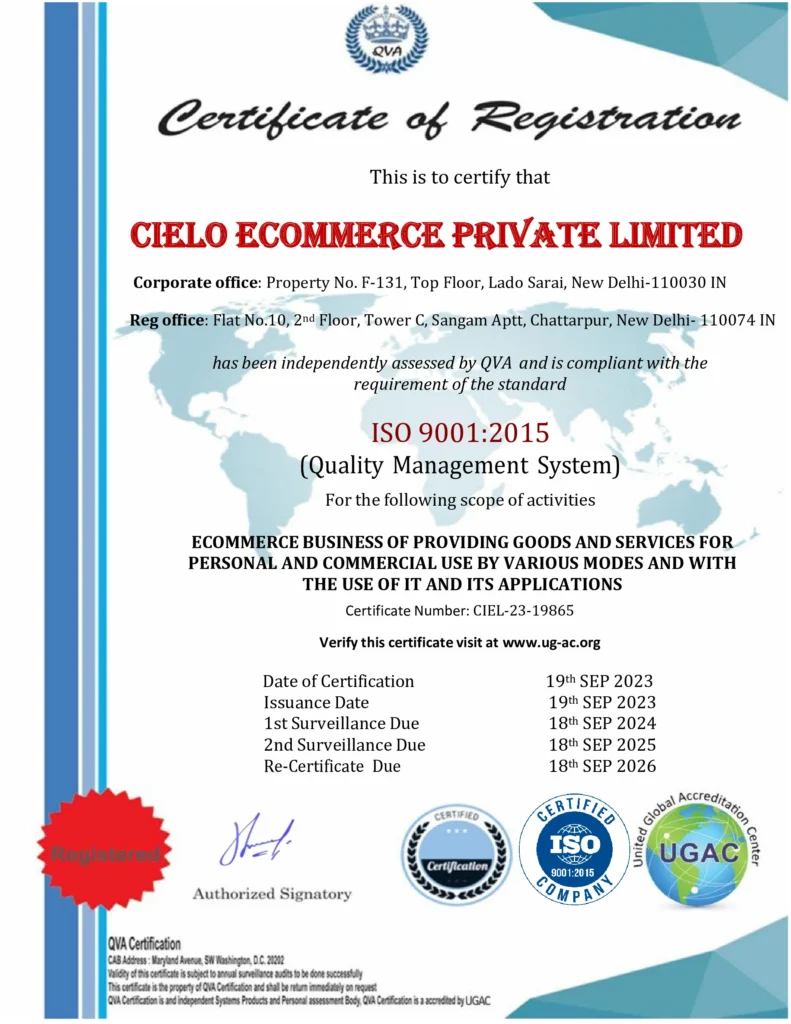 Certificate of Registration